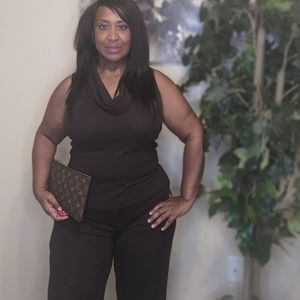 Brown Top and Bottom Set